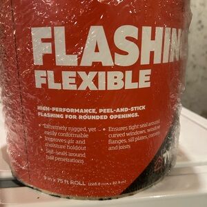 Flexible Flashing Roll in Red and Black